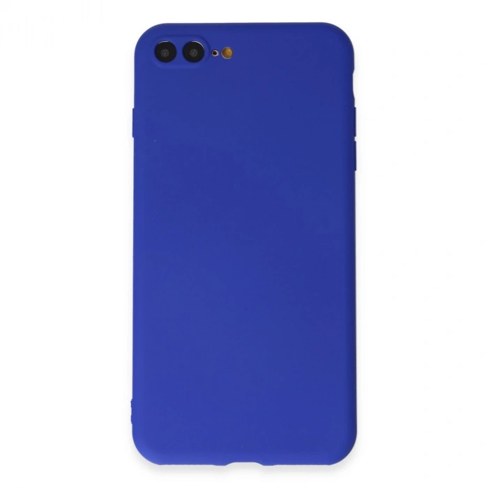 İphone 7 Plus Kılıf First Silikon - Koyu Mavi