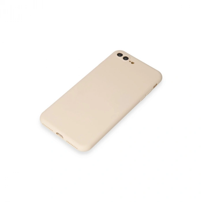 İphone 7 Plus Kılıf First Silikon - Krem