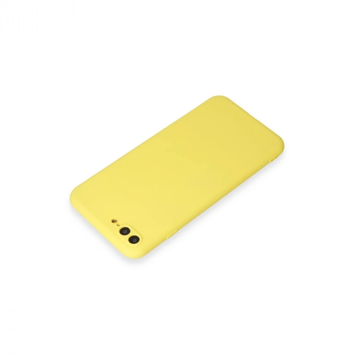 İphone 7 Plus Kılıf First Silikon - Sarı