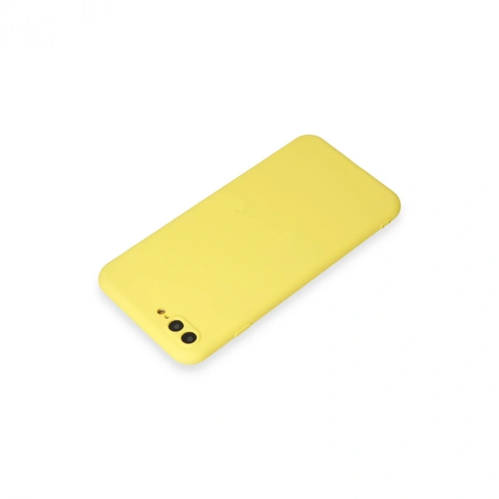 İphone 7 Plus Kılıf First Silikon - Sarı