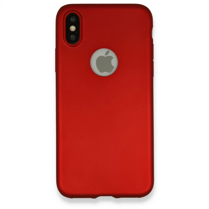 İphone X Kılıf First Silikon - Bordo