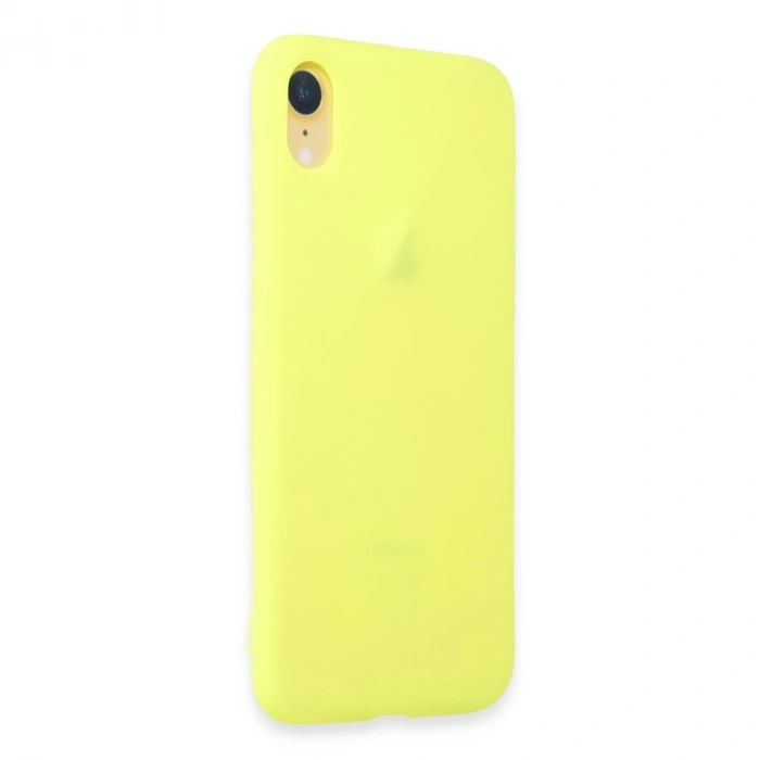 İphone Xr Kılıf First Silikon - Parlak Yeşil