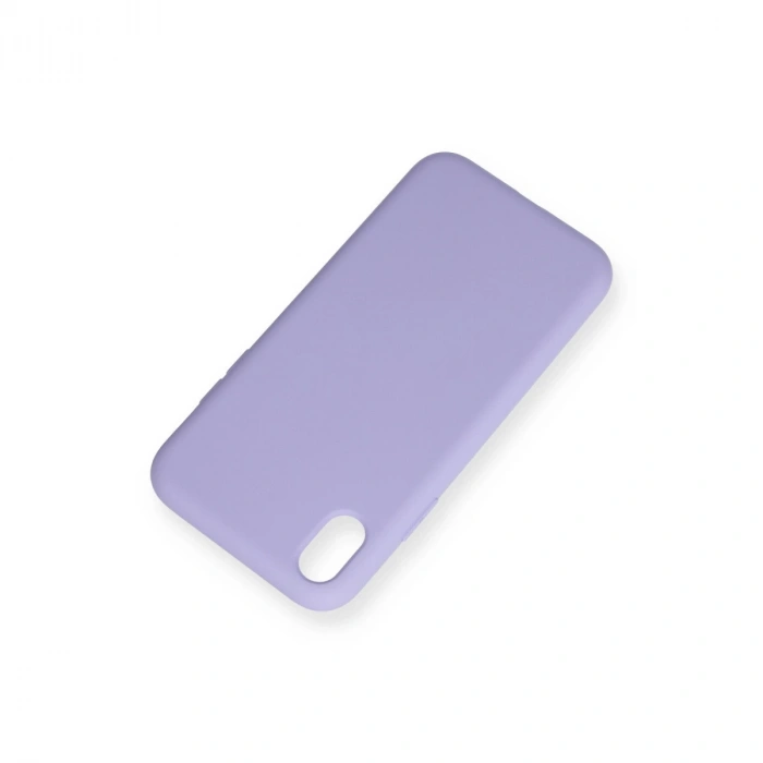İphone Xr Kılıf Nano İçi Kadife Silikon - Lila