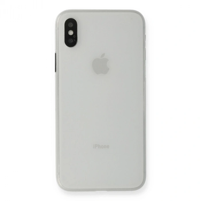 İphone Xs Max Kılıf Pp Ultra İnce Kapak - Beyaz