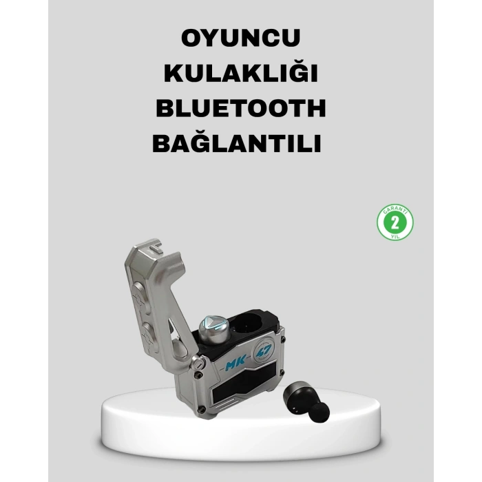 Ipx5 Su Geçirmez Kablosuz Bluetooth Kulaklık – Powerbank Şarj Kutulu, Düşük Gecikmeli Oyun Modu