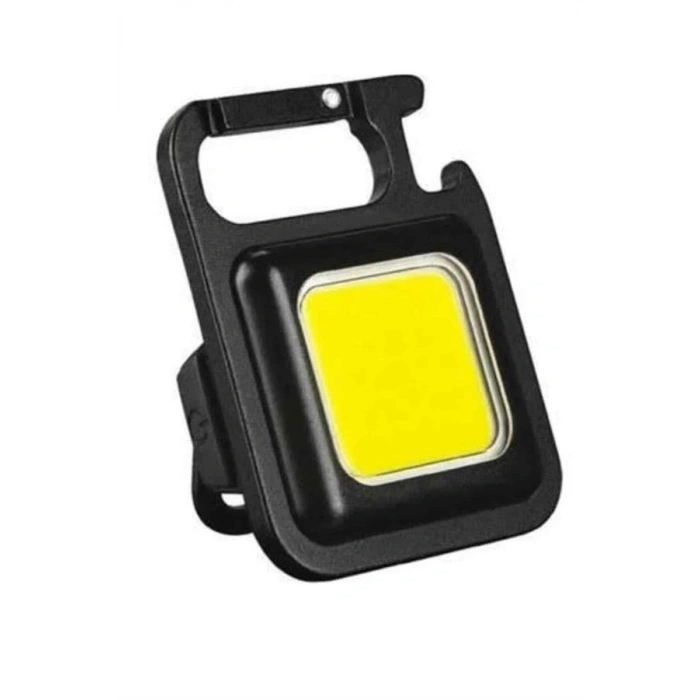 Işıldak Usb Şarjlı Cep El Feneri Taşınabilir Mini Led Işık Çok Fonksiyonlu