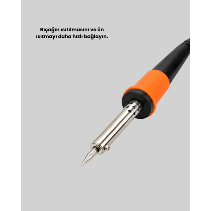 Isıya Dayanıklı Ergonomik Saplı Elektronik Lehimleme Havyası