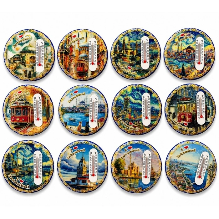 İstanbul Temalı Buzdolapı Süsü Magnet Alk5405