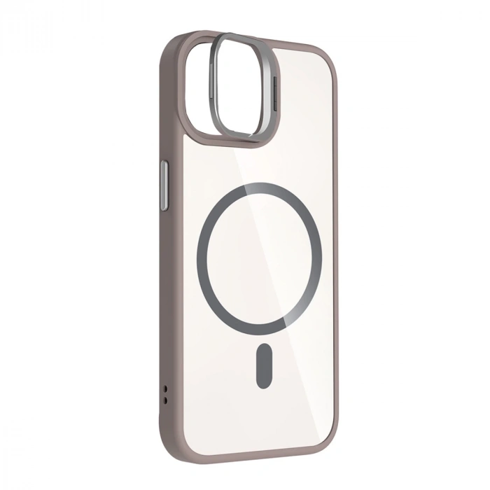 Joko Apple İphone 11 Remim Lensli Magsafe Standlı Kapak - Titan Gri