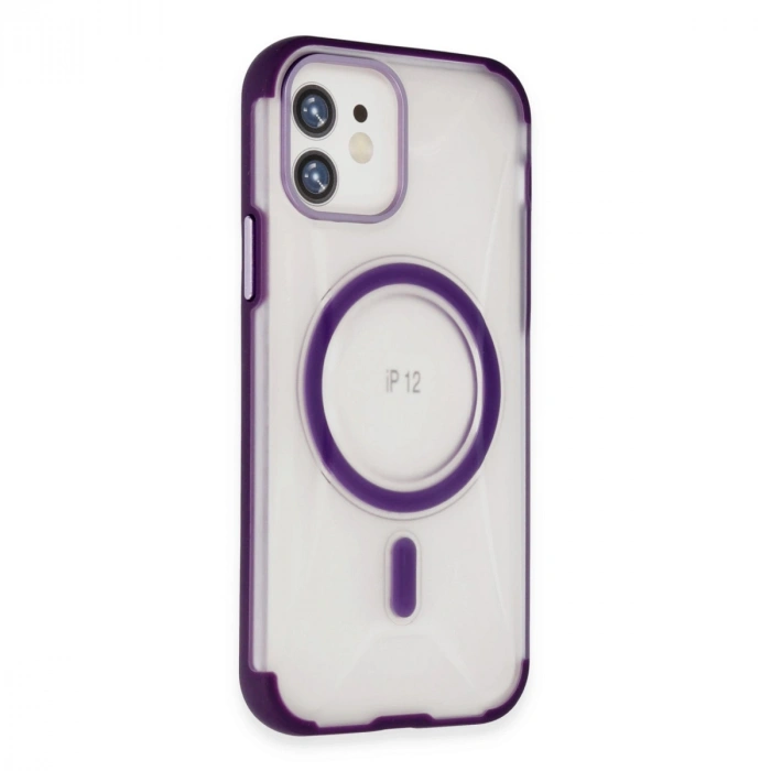 Joko Apple İphone 12 Hilton Magsafe Kapak - Derin Mor