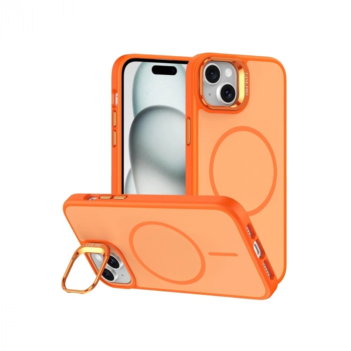 Joko Apple İphone 14 Flexa Magsafe Kapak - Turuncu