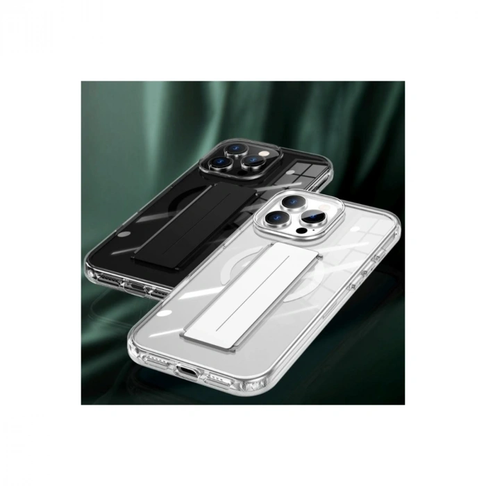 Joko Apple İphone 14 Pro Max Kılıf Alfa Magsafe Standlı Kapak - Siyah