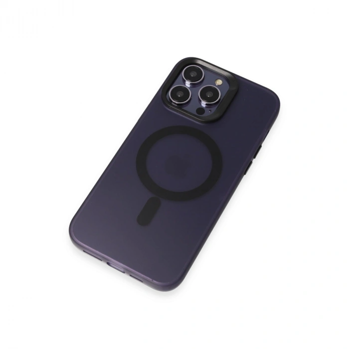 Joko Apple İphone 14 Pro Max Kılıf Mateks Magsafe Kapak - Derin Mor