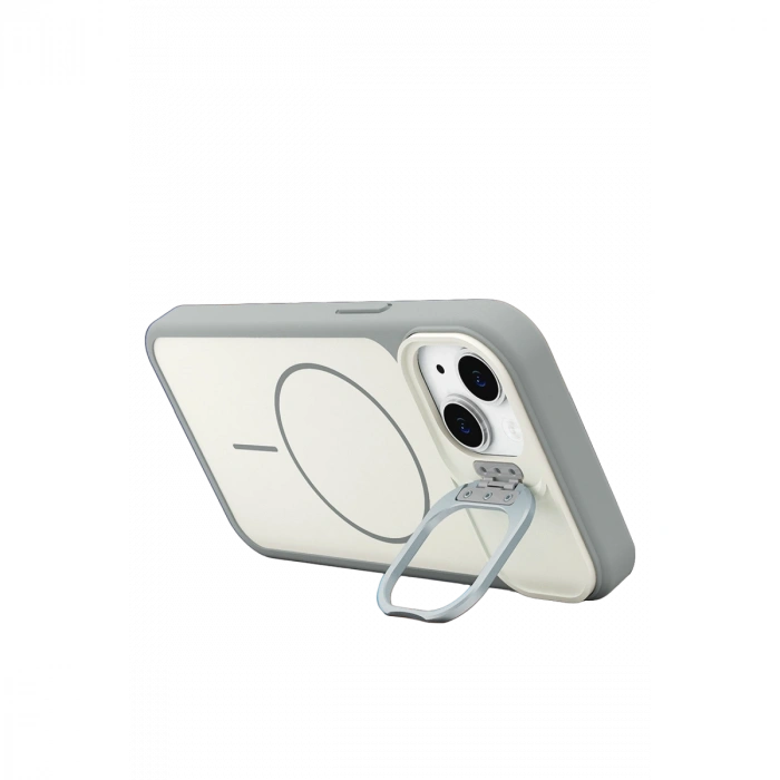 Joko Apple İphone 15 Pale Magsafe Standlı Kapak - Beyaz