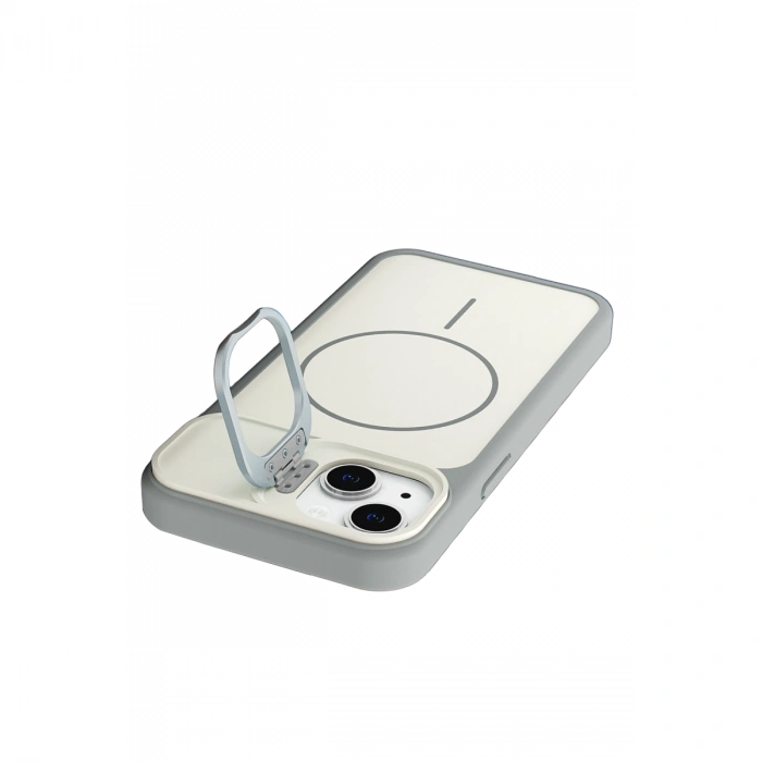 Joko Apple İphone 15 Pale Magsafe Standlı Kapak - Beyaz