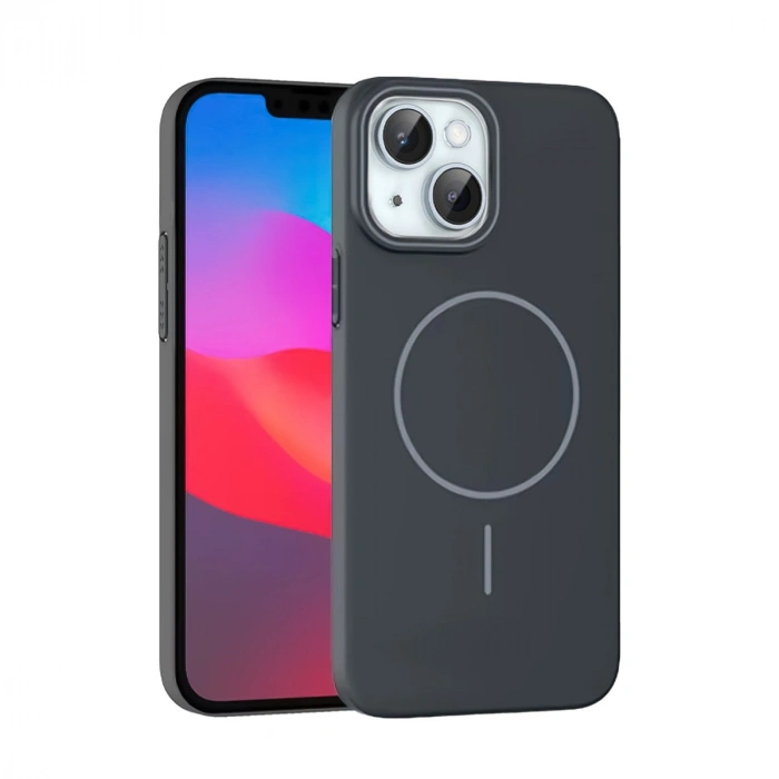 Joko Apple İphone 15 Plus Broş Magsafe Kapak - Füme