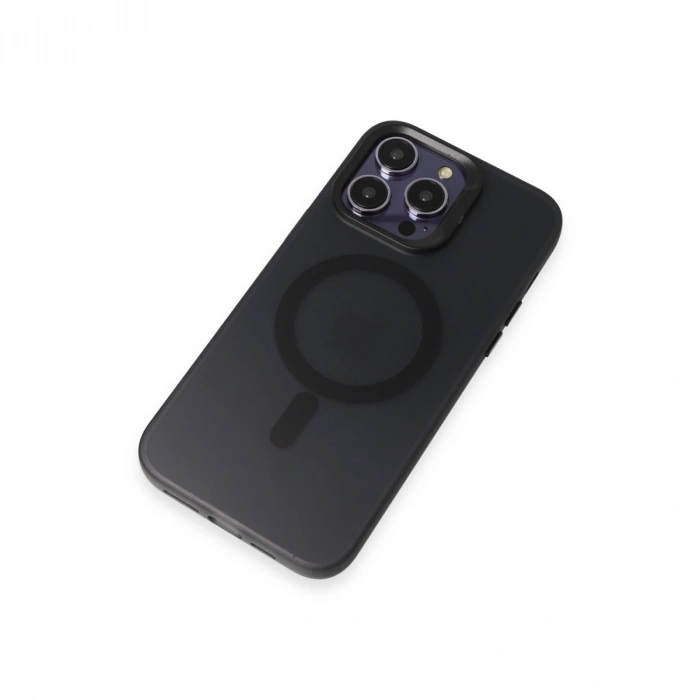 Joko Apple İphone 15 Pro Kılıf Mateks Magsafe Kapak - Siyah