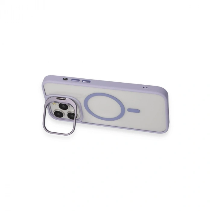 Joko Apple İphone 15 Pro Kılıf Roblox Lens Magsafe Standlı Kapak - Lila