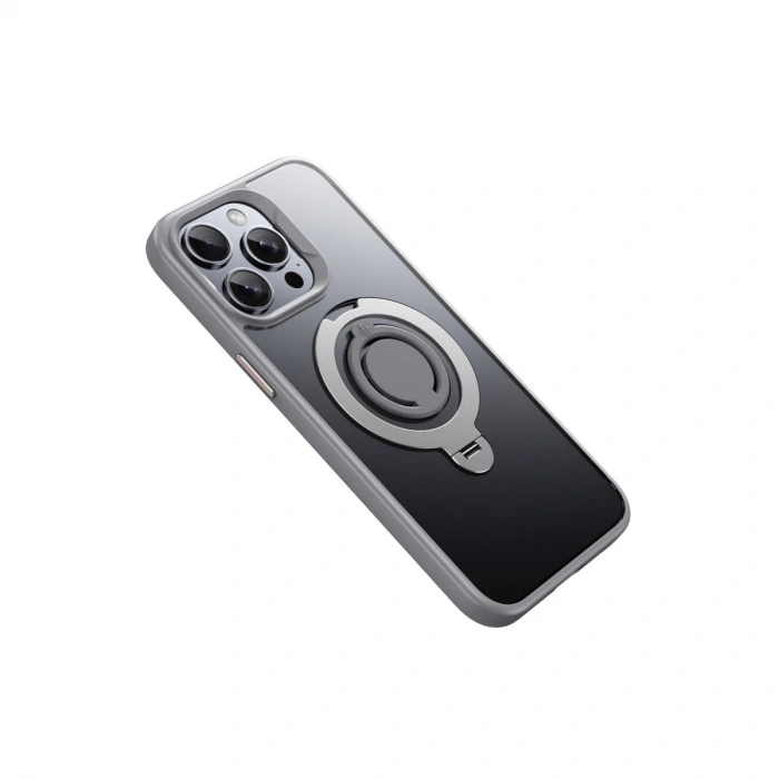 Joko Apple İphone 15 Pro Max Avatar 360 Dönen Magsafe Kapak - Titan Gri