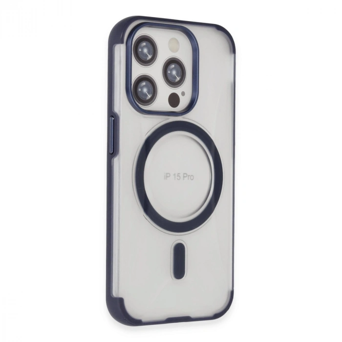 Joko Apple İphone 15 Pro Max Hilton Magsafe Kapak - Lacivert