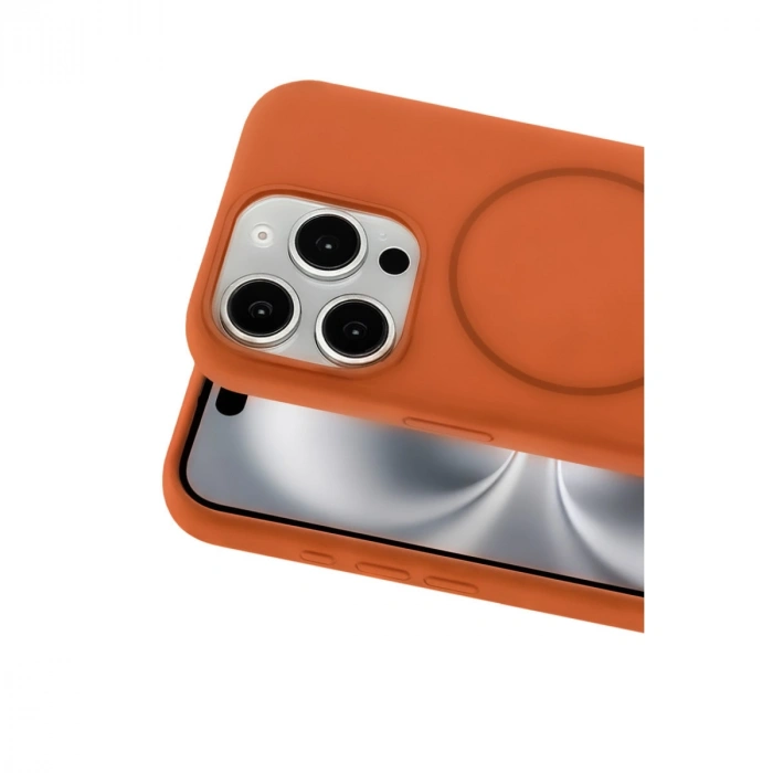 Joko Apple İphone 15 Pro Max Kılıf Jully Magsafe Kapak - Turuncu