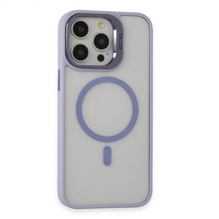 Joko Apple İphone 15 Pro Max Kılıf Roblox Lens Magsafe Standlı Kapak - Lila