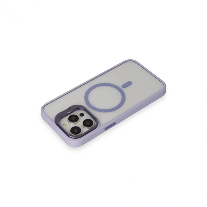 Joko Apple İphone 15 Pro Max Kılıf Roblox Lens Magsafe Standlı Kapak - Lila