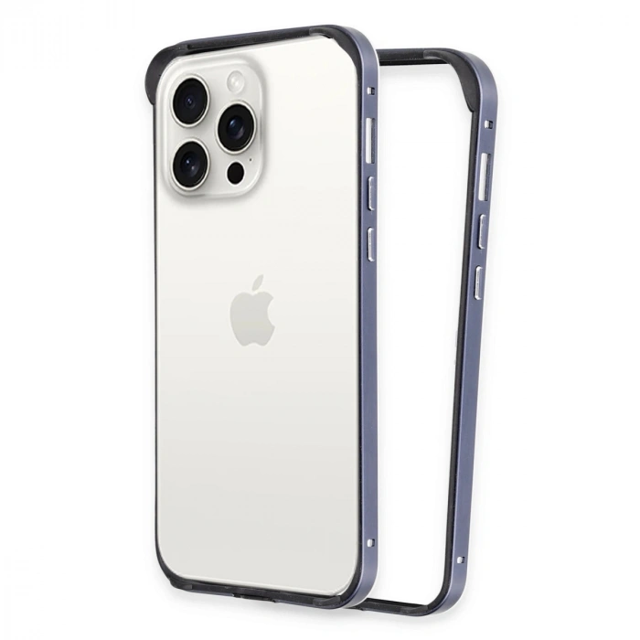 Joko Apple İphone 15 Pro Max Land Bumper Koruma Kapak - Lacivert