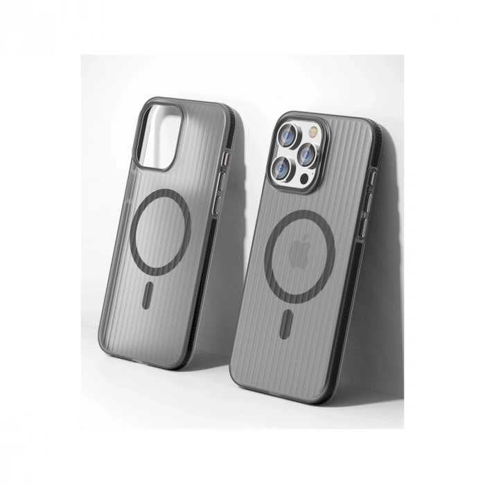 Joko Apple İphone 15 Pro Max Line Magsafe Kapak - Siyah