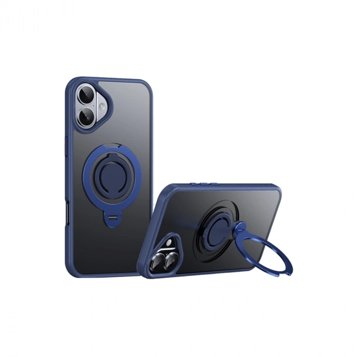Joko Apple İphone 16 Plus Avatar 360 Dönen Magsafe Kapak - Lacivert