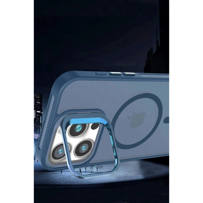 Joko Apple İphone 16 Plus Flet Lens Magsafe Kapak - Turuncu