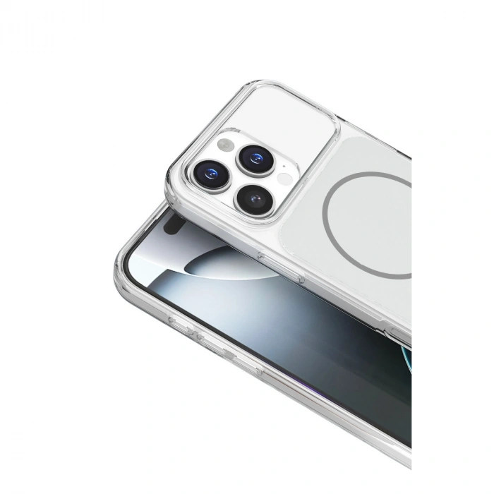 Joko Apple İphone 16 Pro Max Bruma Magsafe Kapak - Gümüş