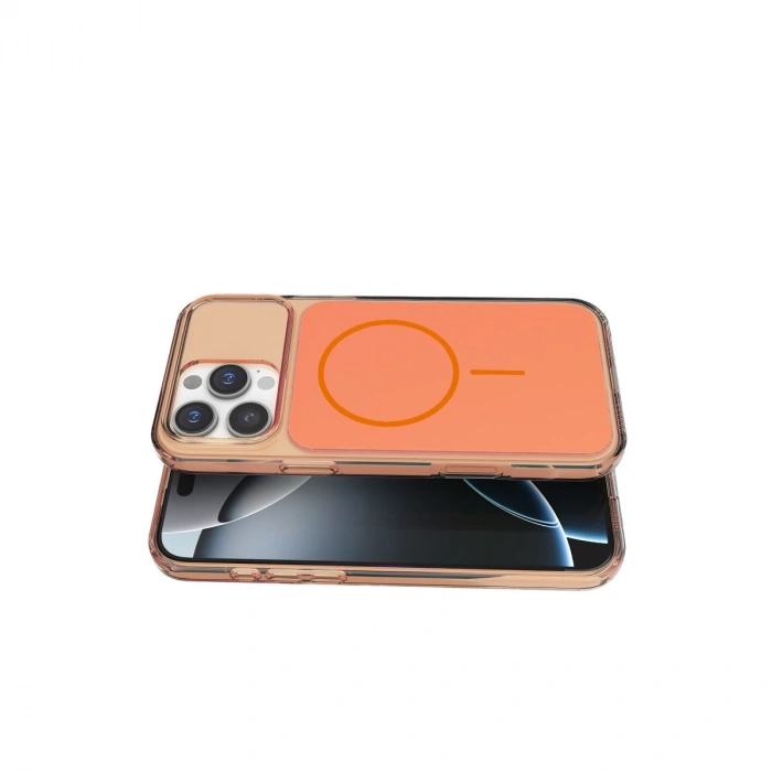 Joko Apple İphone 16 Pro Max Bruma Magsafe Kapak - Turuncu