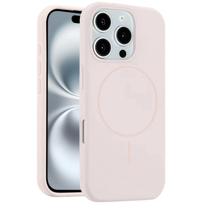 Joko Apple İphone 16 Pro Max Kılıf Jully Magsafe Kapak - Pudra