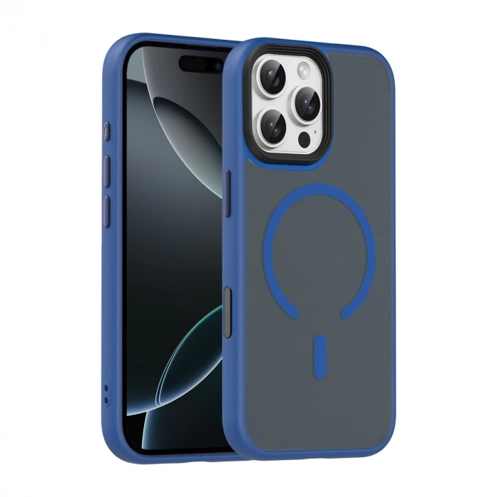 Joko Apple İphone 16 Pro Max Megane Magsafe Kapak - Lacivert