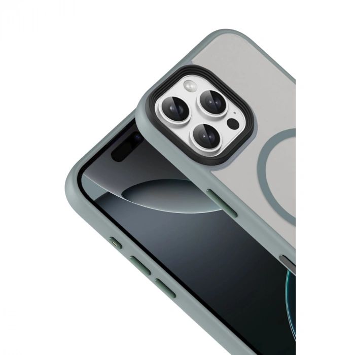 Joko Apple İphone 16 Pro Max Megane Magsafe Kapak - Titan Gri