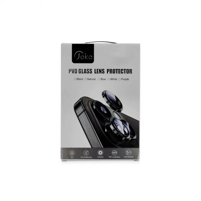 Joko Apple İphone 16 Pro Max Pvd Metal Kamera Lens - Siyah