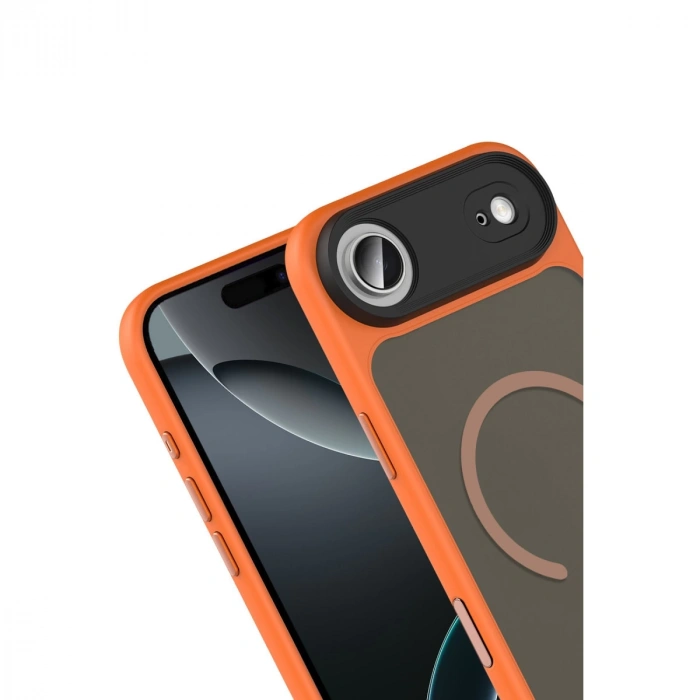 Joko Apple İphone 17 Air Megane Magsafe Kapak - Turuncu