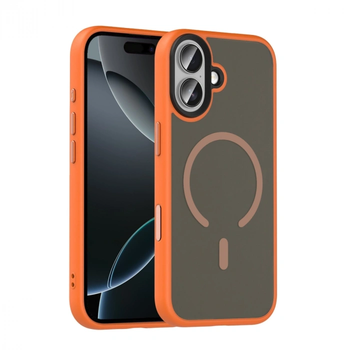 Joko Apple İphone 17 Megane Magsafe Kapak - Turuncu