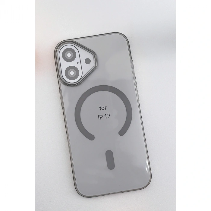 Joko Apple İphone 17 Pc Blank Magsafe Kapak - Natural Grey