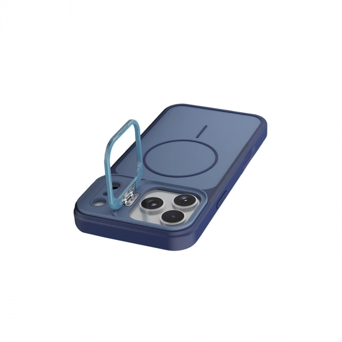 Joko Apple İphone 17 Pro Max Pale Magsafe Standlı Kapak - Mavi