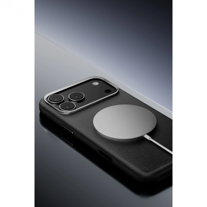 Joko Apple İphone 17 Pro Max Wonder Deri Magsafe Kapak - Turuncu