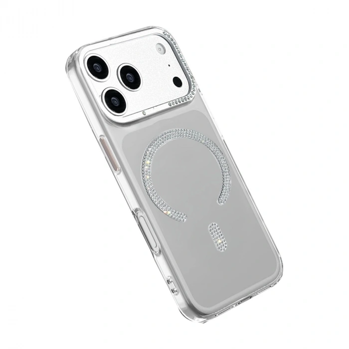 Joko Apple İphone 17 Pro Tash Diamond Magsafe Kapak - Beyaz