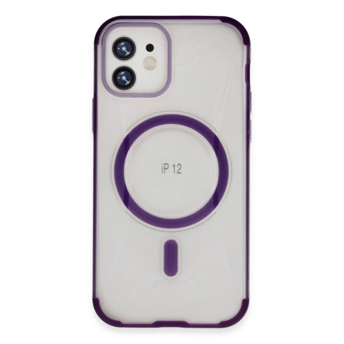 Joko İphone 12 Hilton Magsafe Kapak - Derin Mor