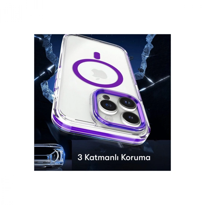 Joko İphone 15 Pro Bella Magsafe Kapak - Siyah