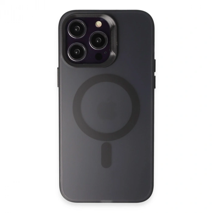 Joko İphone 15 Pro Kılıf Mateks Magsafe Kapak - Siyah