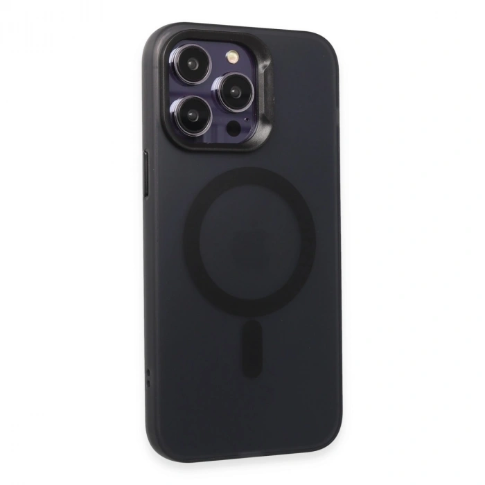 Joko İphone 15 Pro Kılıf Mateks Magsafe Kapak - Siyah