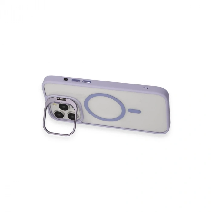 Joko İphone 15 Pro Kılıf Roblox Lens Magsafe Standlı Kapak - Pudra