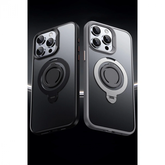 Joko İphone 15 Pro Max Avatar 360 Dönen Magsafe Kapak - Siyah