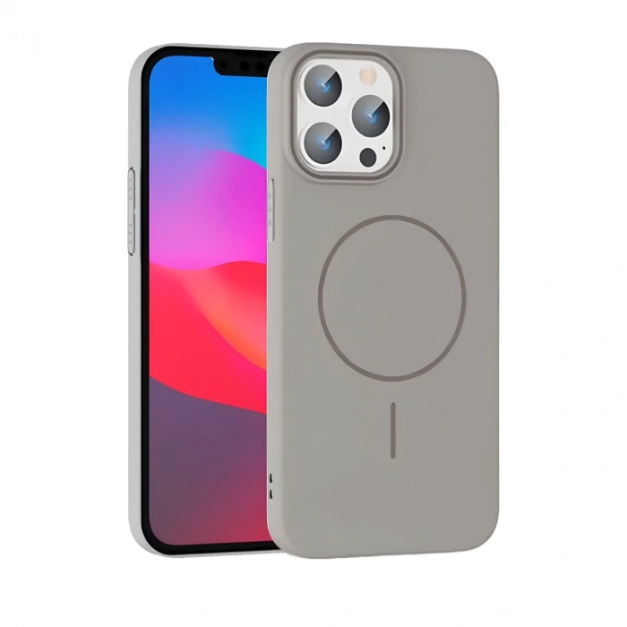Joko İphone 15 Pro Max Broş Magsafe Kapak - Titan Gri